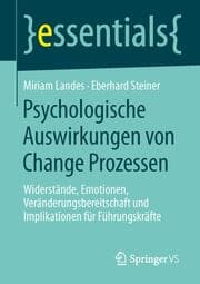 Cover von Psychologische Auswirkungen von Change Prozessen