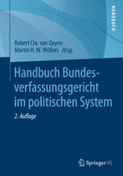 Cover von Handbuch Bundesverfassungsgericht im politischen System