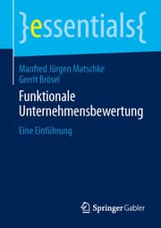 Cover von Funktionale Unternehmensbewertung