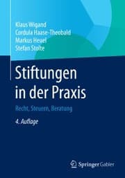 Cover von Stiftungen in der Praxis