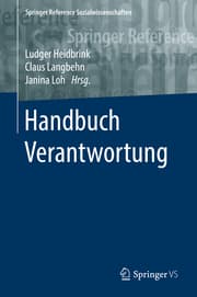 Cover von Handbuch Verantwortung