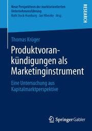 Cover von Produktvorankündigungen als Marketinginstrument