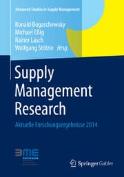 Cover von Supply Management Research