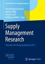 Cover von Supply Management Research