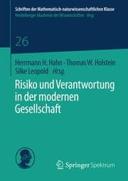 Cover von Risiko und Verantwortung in der modernen Gesellschaft