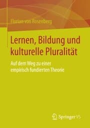 Cover von Lernen, Bildung und kulturelle Pluralität