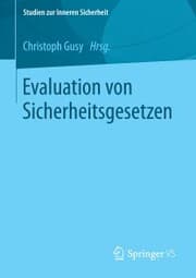 Cover von Evaluation von Sicherheitsgesetzen