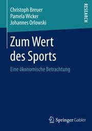 Cover von Zum Wert des Sports