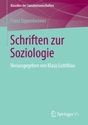 Cover von Schriften zur Soziologie