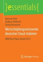 Cover von Wertschöpfungsnetzwerke deutscher Cloud-Anbieter