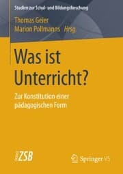 Cover von Was ist Unterricht?