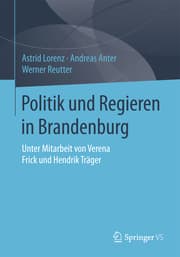 Cover von Politik und Regieren in Brandenburg