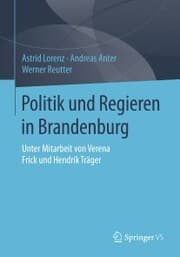 Cover von Politik und Regieren in Brandenburg