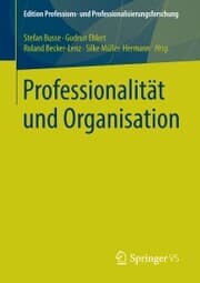 Cover von Professionalität und Organisation