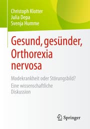Cover von Gesund, gesünder, Orthorexia nervosa