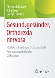 Cover von Gesund, gesünder, Orthorexia nervosa