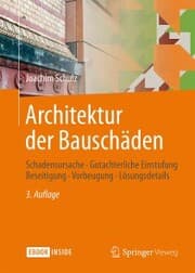 Cover von Architektur der Bauschäden