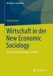 Cover von Wirtschaft in der New Economic Sociology