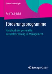 Cover von Förderungsprogramme