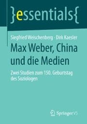 Cover von Max Weber, China und die Medien