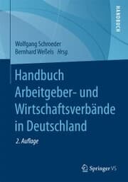 Cover von Handbuch Arbeitgeber- und Wirtschaftsverbände in Deutschland