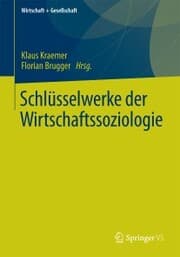 Cover von Schlüsselwerke der Wirtschaftssoziologie
