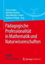 Cover von Pädagogische Professionalität in Mathematik und Naturwissenschaften