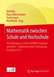 Cover von Mathematik zwischen Schule und Hochschule