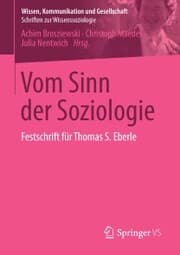 Cover von Vom Sinn der Soziologie