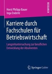 Cover von Karriere durch Fachschulen für Betriebswirtschaft