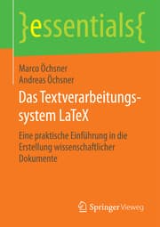Cover von Das Textverarbeitungssystem LaTeX