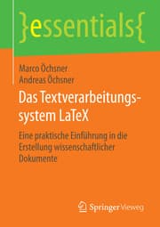 Cover von Das Textverarbeitungssystem LaTeX