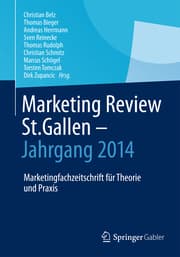 Cover von Marketing Review St.Gallen - Jahrgang 2014