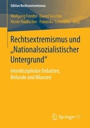 Cover von Rechtsextremismus und 'Nationalsozialistischer Untergrund'