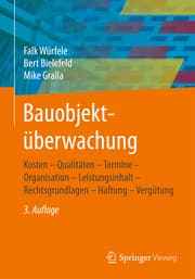 Cover von Bauobjektüberwachung