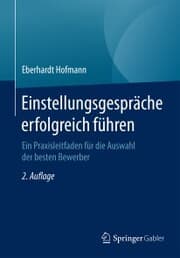 Cover von Einstellungsgespräche erfolgreich führen
