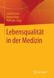 Cover von Lebensqualität in der Medizin