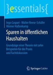 Cover von Sparen in öffentlichen Haushalten