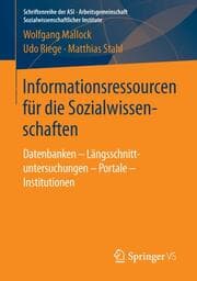 Cover von Informationsressourcen für die Sozialwissenschaften