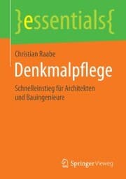 Cover von Denkmalpflege