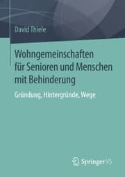 Cover von Wohngemeinschaften für Senioren und Menschen mit Behinderung