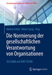 Cover von Die Normierung der gesellschaftlichen Verantwortung von Organisationen