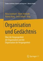 Cover von Organisation und Gedächtnis