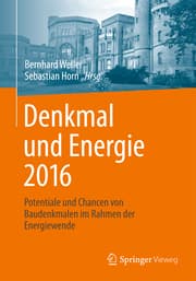 Cover von Denkmal und Energie 2016
