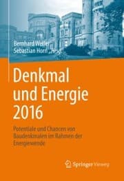 Cover von Denkmal und Energie 2016