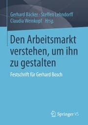 Cover von Den Arbeitsmarkt verstehen, um ihn zu gestalten