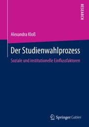 Cover von Der Studienwahlprozess