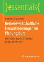 Cover von Betriebswirtschaftliche Herausforderungen im Planungsbüro
