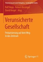 Cover von Verunsicherte Gesellschaft