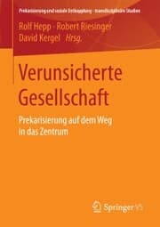 Cover von Verunsicherte Gesellschaft